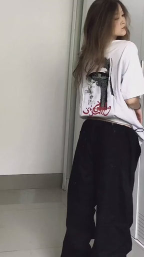 ÚLTIMA PEÇA Camiseta Sufgang Modelo Arabic Script Preto GG