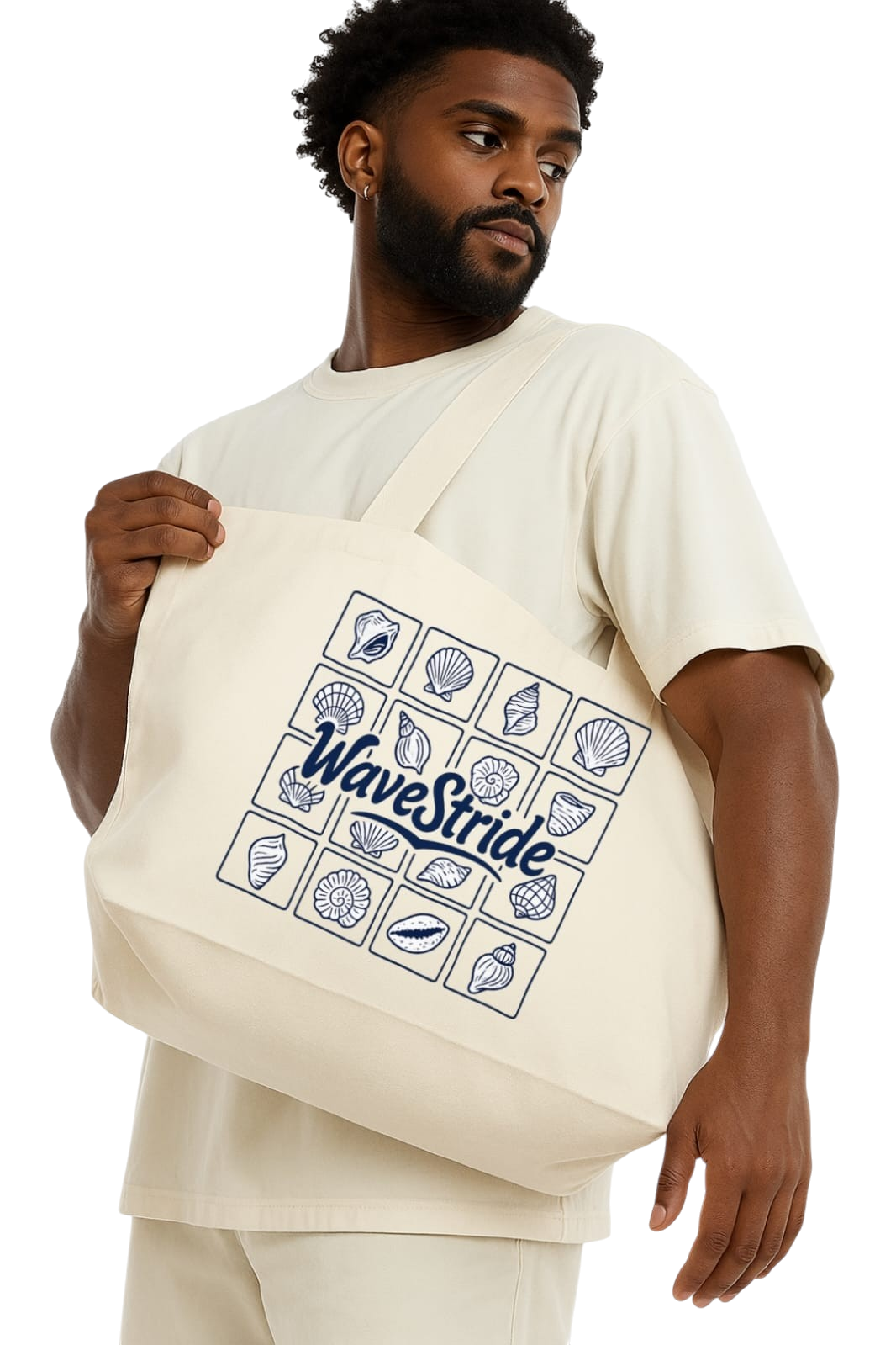 Eco Bag Shell Grid WaveStride