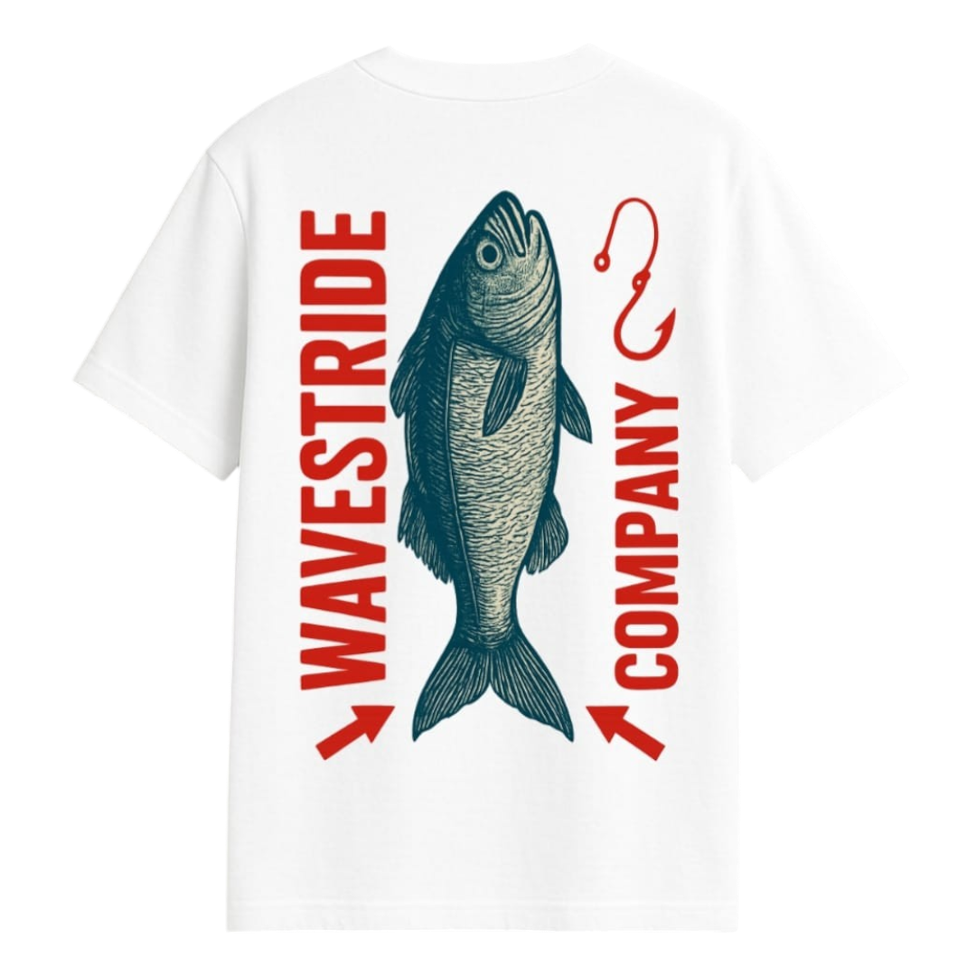 Camiseta Casual Fisgado Branco