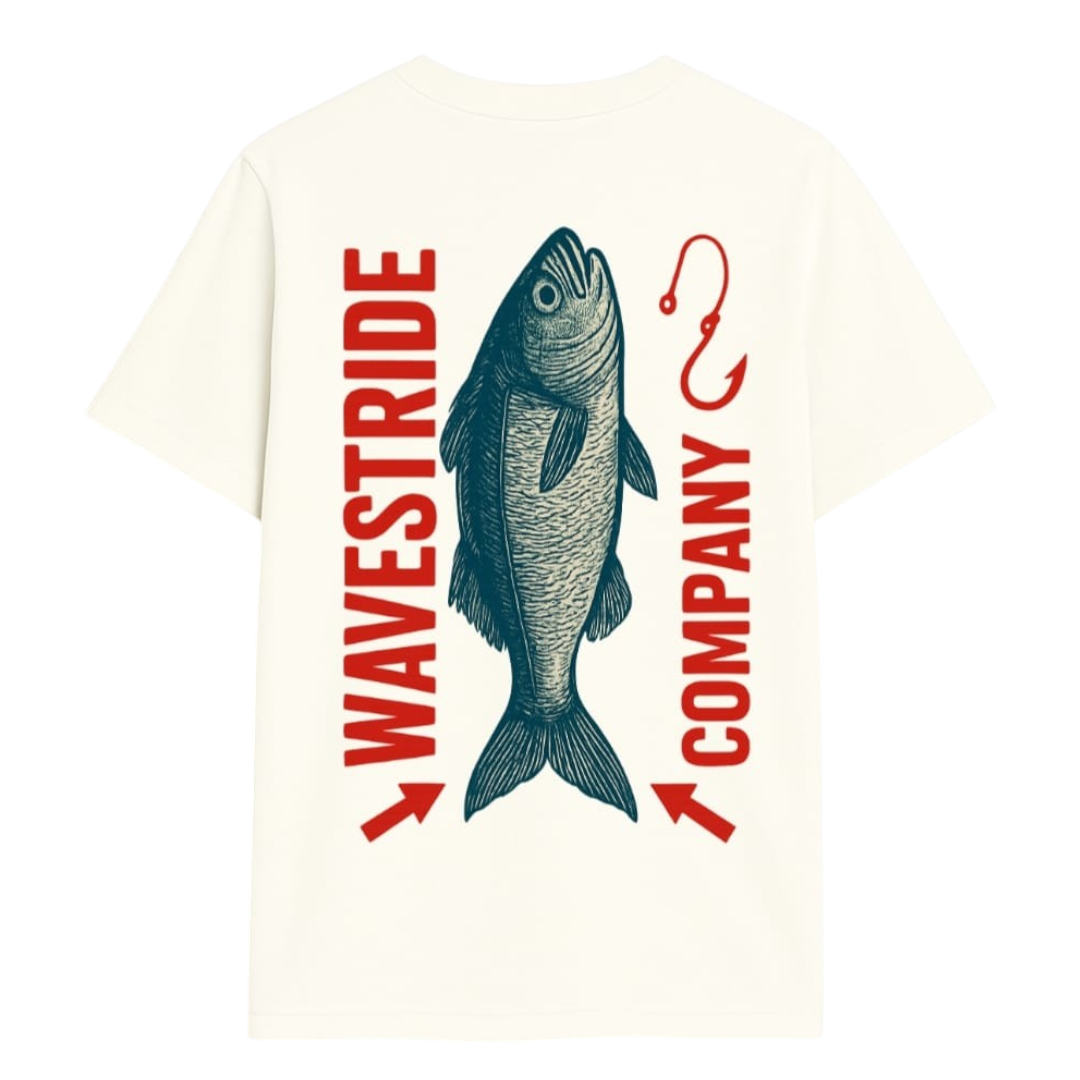 Camiseta Casual Fisgado Off-White