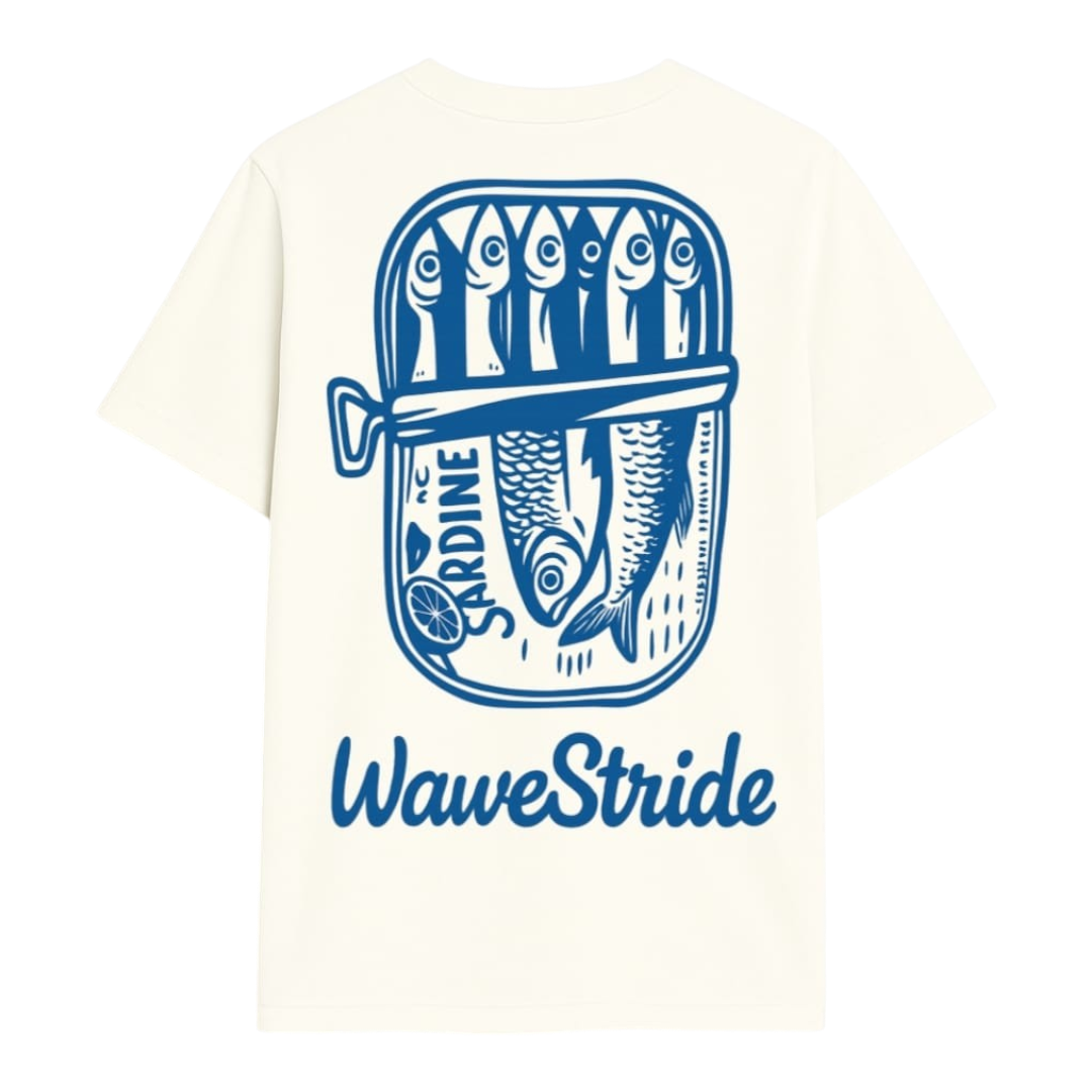 Camiseta Casual Maré Enlatada Off-White