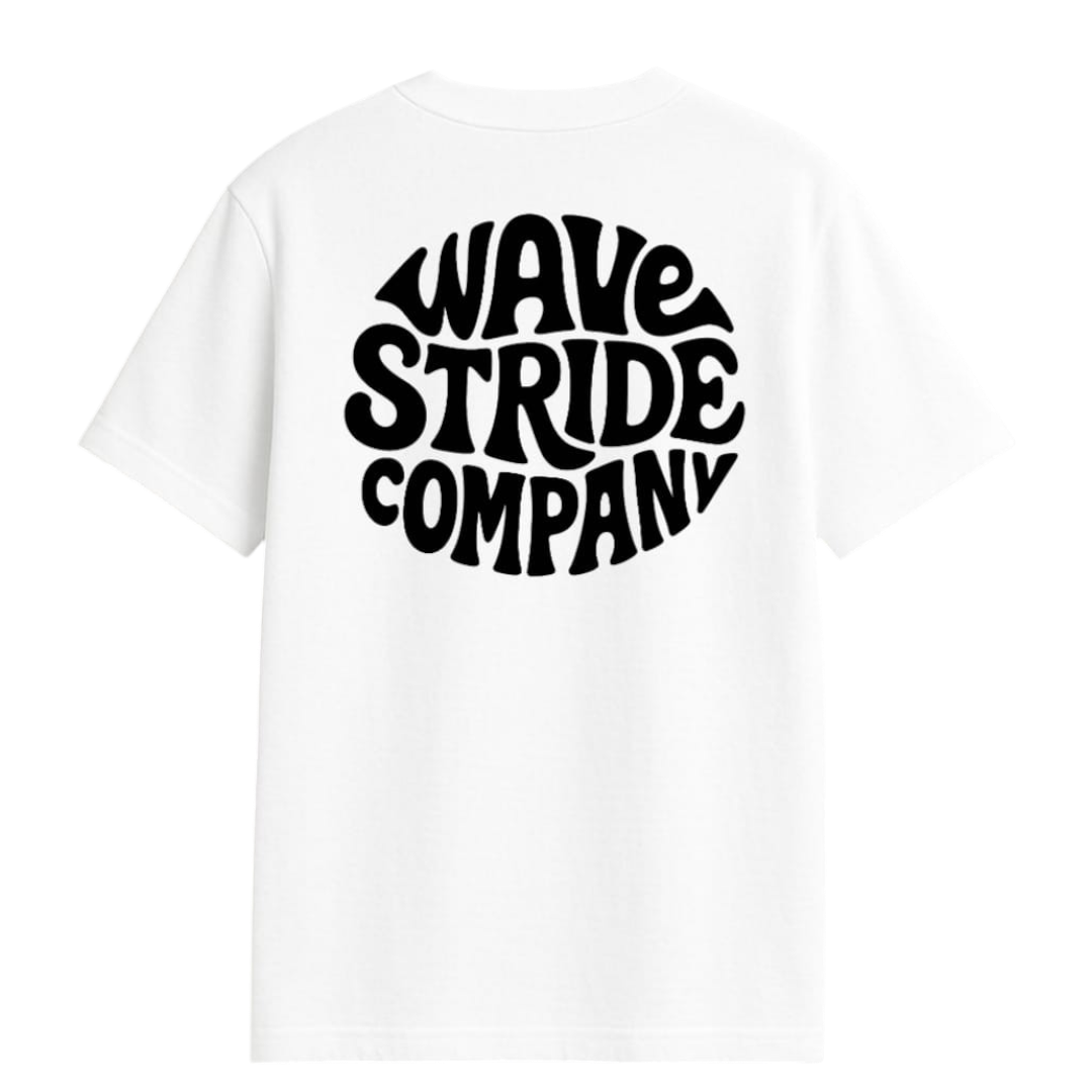 Camiseta Casual Sol e Sal WaveStride - Preto, Branco e Off-White