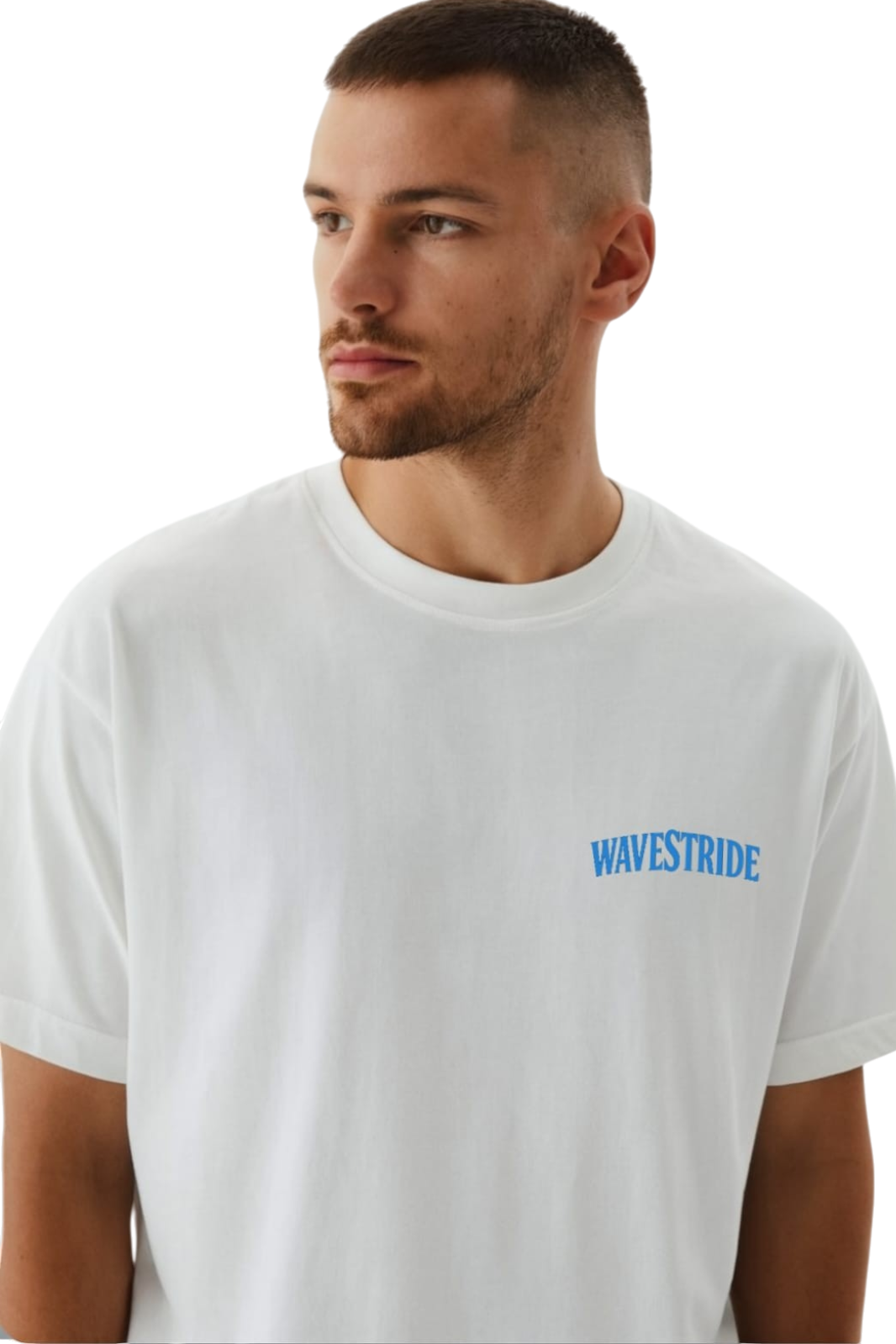 Camiseta Casual Humor Salgado WaveStride - Preto, Branco e Off-White