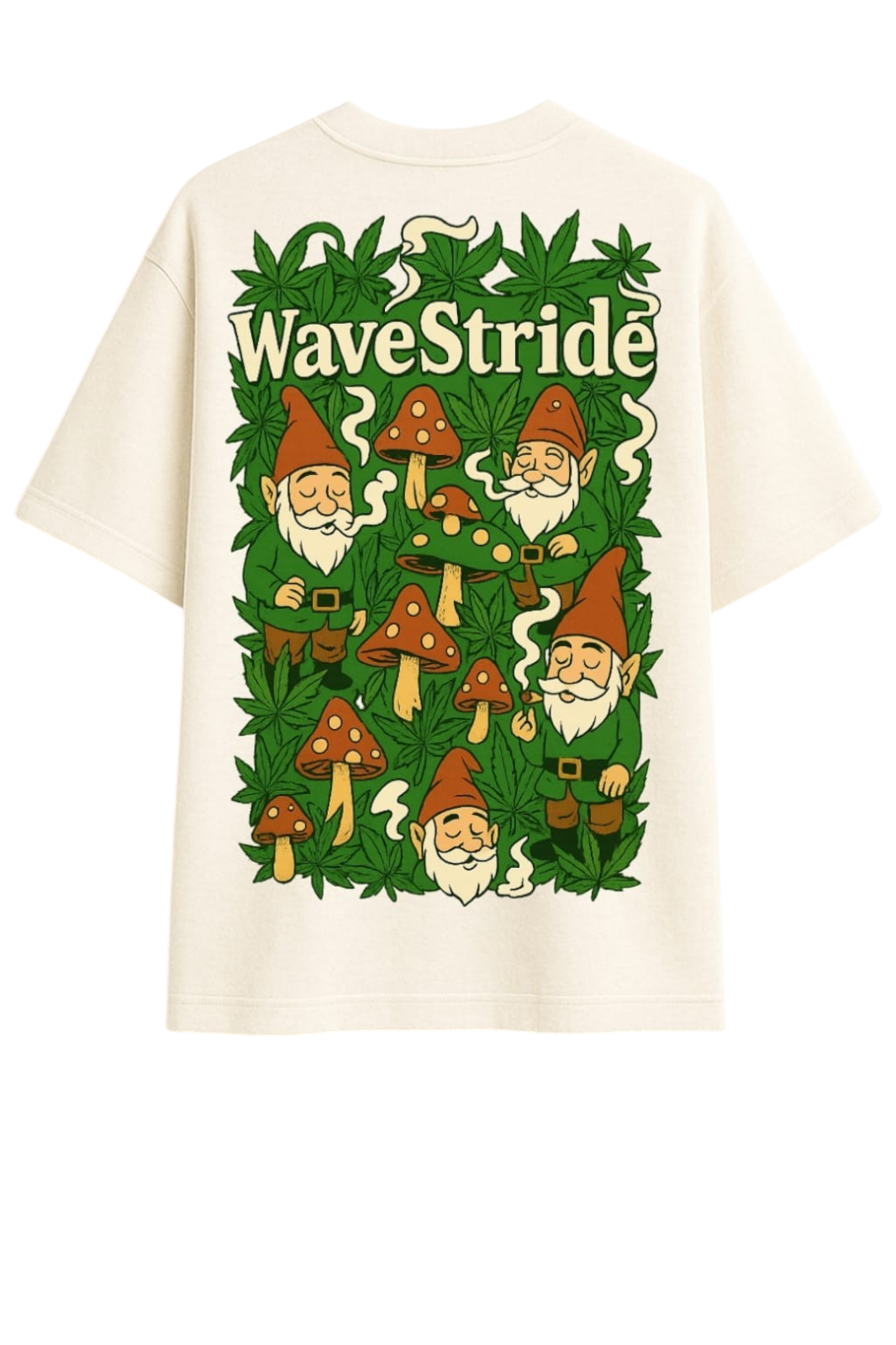 Camiseta Oversized Green Spirits Off-White